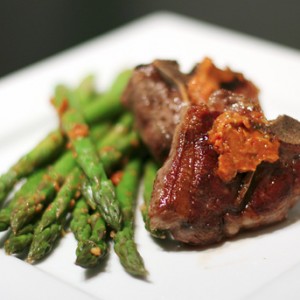 Lamb Chops with Sun-Dried Tomato Butter