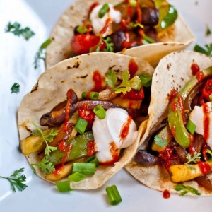 Sweet and Spicy Asian Veggie Tacos