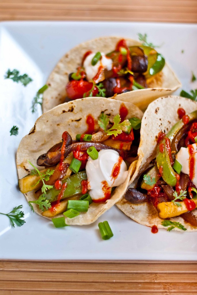 Sweet and Spicy Asian Veggie Tacos Recipe Hearth