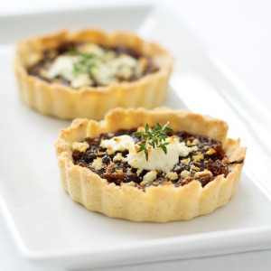Balsamic Onion Tart with Goat Cheese and Thyme