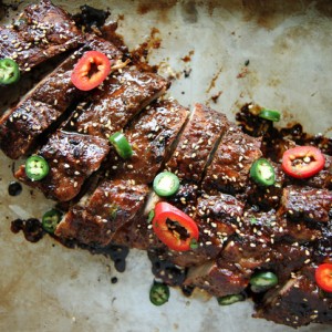 BBQ Sticky<br> Asian Pork Ribs<br>