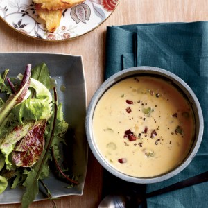 Beer-and-Cheddar Soup