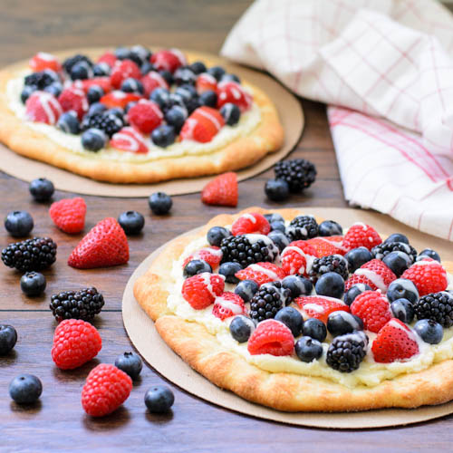 Summer Berry Pizza Recipe Hearth