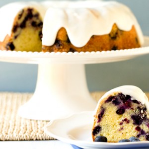 Blueberry-Lemon <br>Buttermilk Bundt Cake
