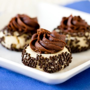 Chocolate Sprinkle Thumprint Cookies