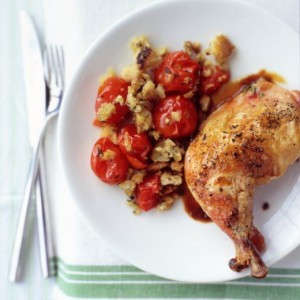 Roasted Chicken with Lemon Sauce
