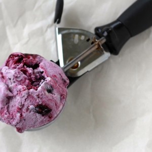 Blueberry Lavender Jam Ice Cream