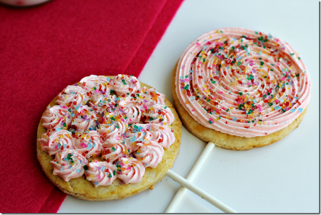 Shirley Temple Sugar Cookies