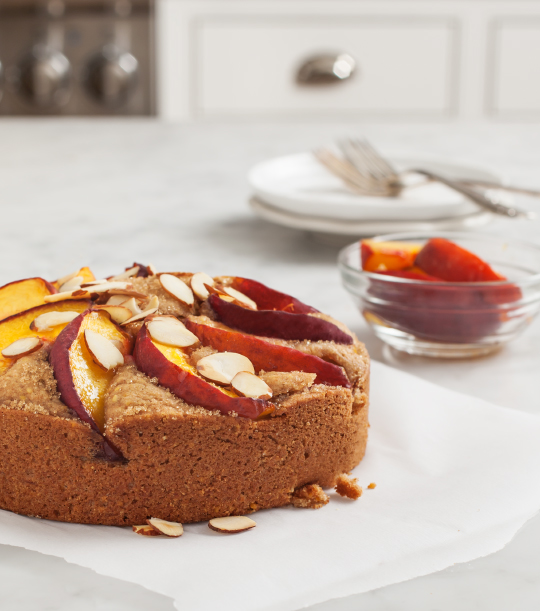 Almond Peach Cake Recipe Hearth