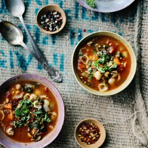 Rustic Vegetable Chickpea Soup