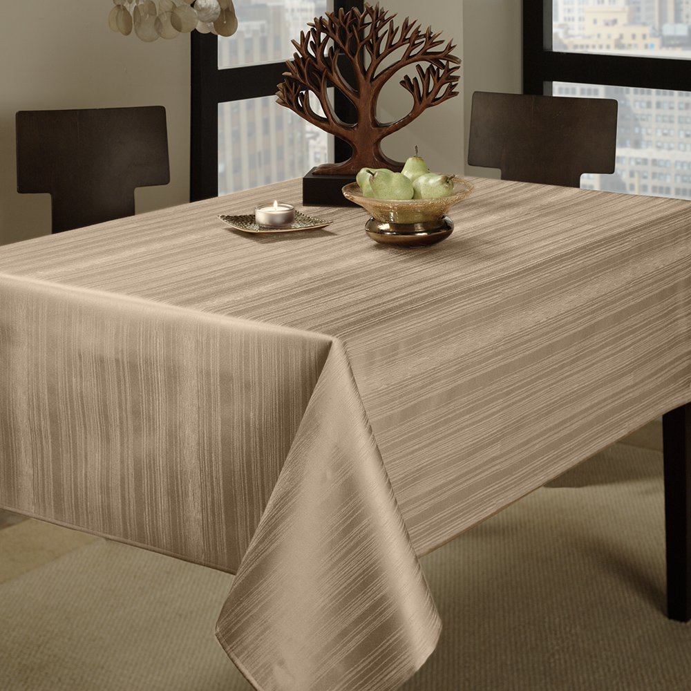 Flow Fabric Tablecloth, Ivory Recipe Hearth