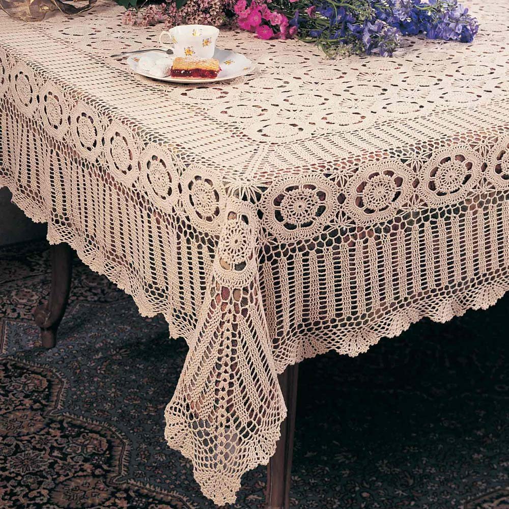 Handmade Crochet Lace Tablecloth