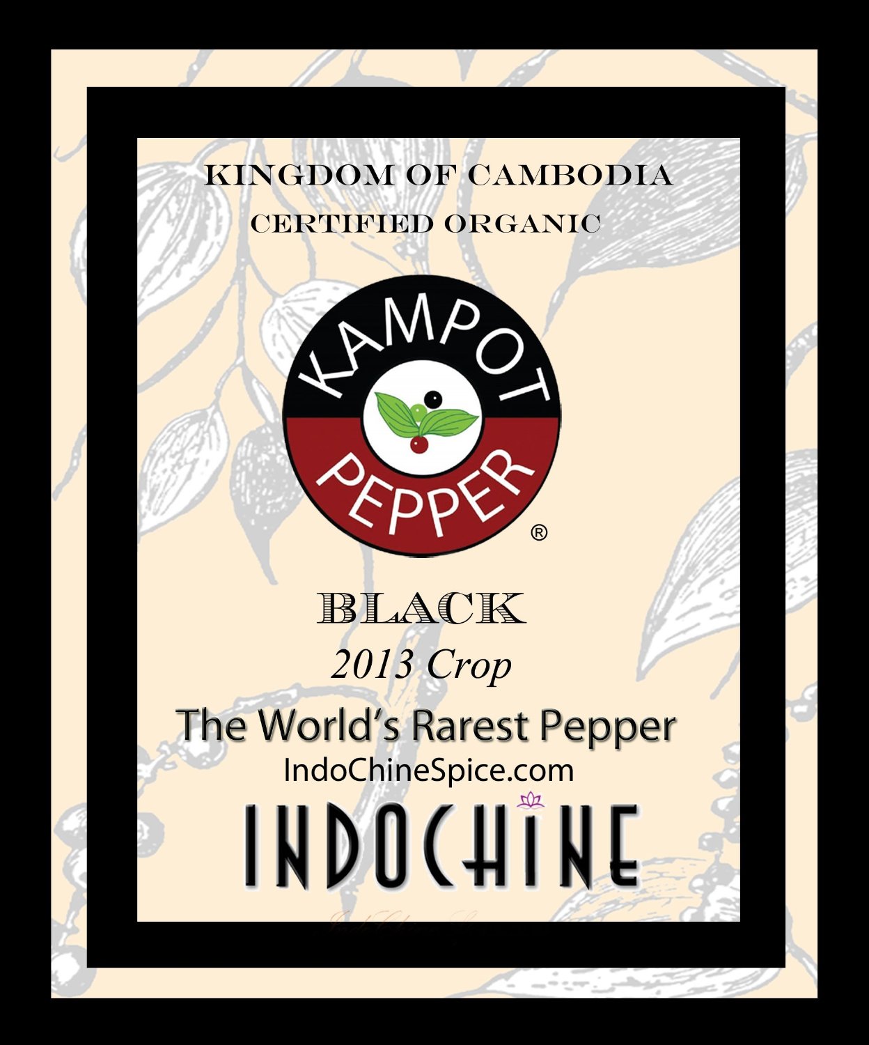 Organic Rare Cambodian Peppercorns Select
