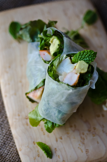 Shrimp Salad Rolls