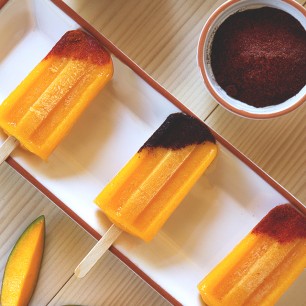 Tequila-Spiked Mango Popsicles with Chile