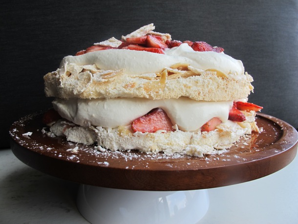 Strawberries and Cream Pavlova