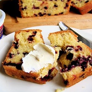 Lemon Huckleberry Tea Cake