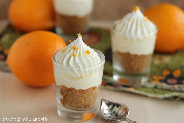 No Bake Meyer Lemon Cheesecake Shots