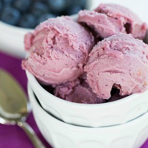 Blueberry Buttermilk Sherbet