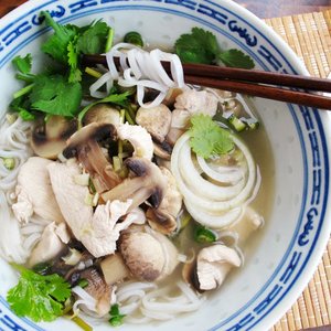 Quick Asian Chili-Lime Chicken Soup