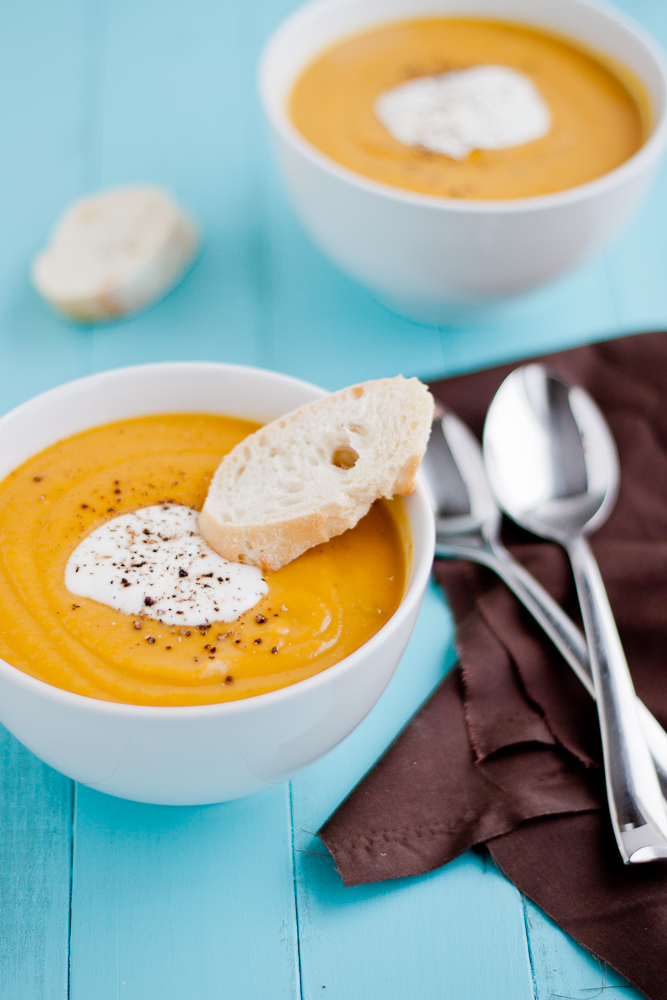 Curried Sweet Potato and Lentil Soup