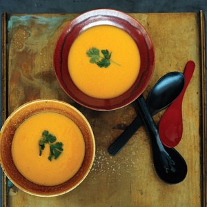 Pumpkin, Corn and Lemongrass Soup