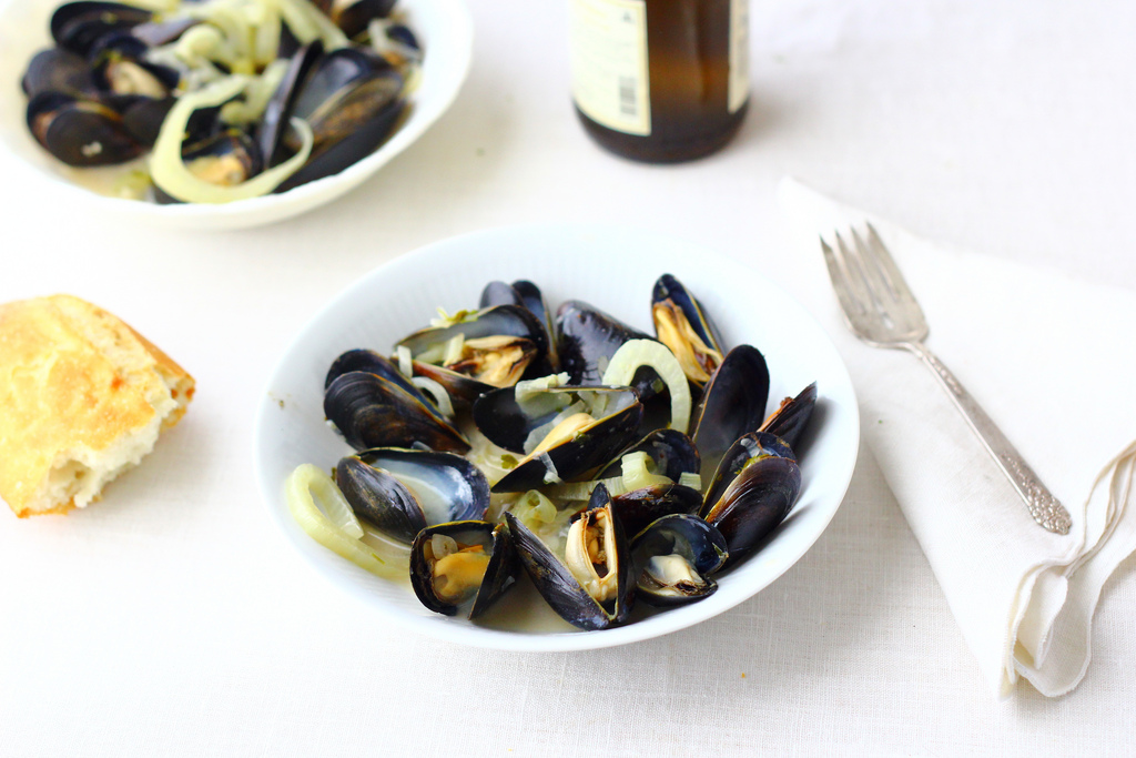 Mussels and Fennel in Ale