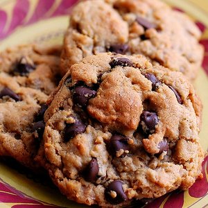 Peanut Butter-Toffee Chocolate Chip Cornflake Cookies