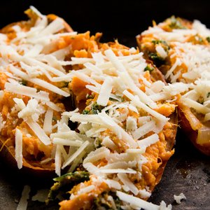 Twice-Baked Sweet Poatatoes