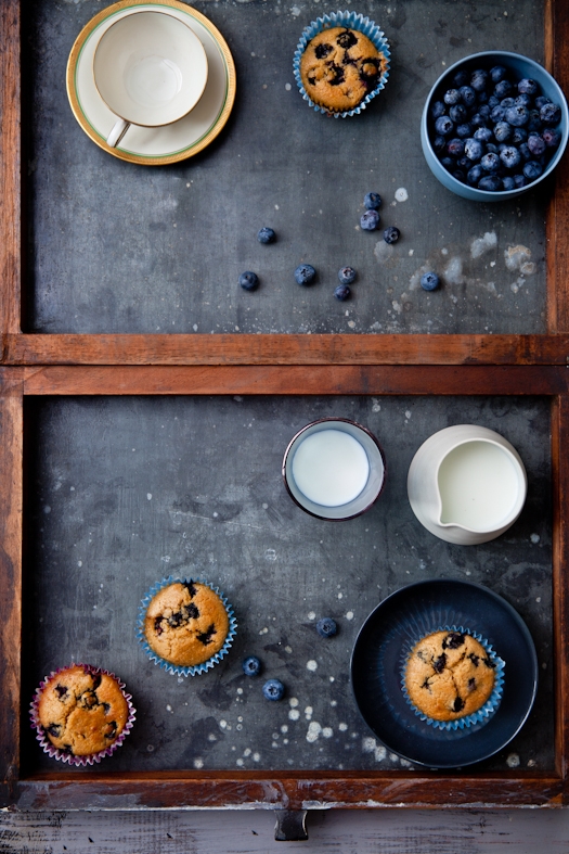 Blueberry Key Lime Tea Cakes