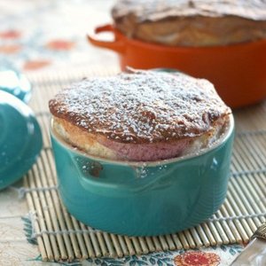 Lemon and Blackberry Grand Marnier Souffle