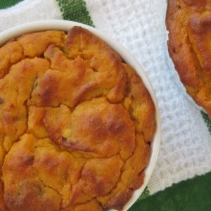 Savory Bacon Butternut Squash Souffle