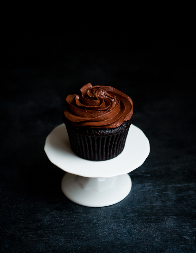 Earl Grey Dark Chocolate Cupcakes