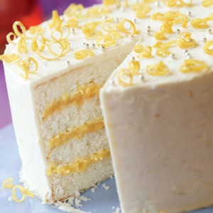 Triple-Lemon Layer Cake