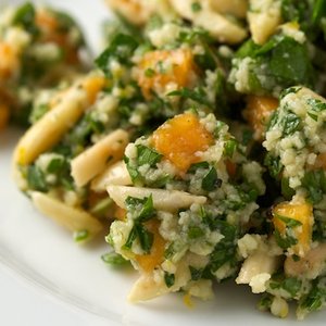 Tabbouleh with Persimmons and Almonds