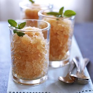 Honey and Mint Sweet Tea Granita