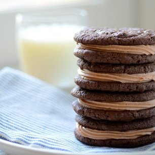 Chocolate Malt Sandwiches