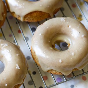 Maple Sea Salt Doughnuts