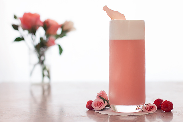 Raspberry Rose Fizz