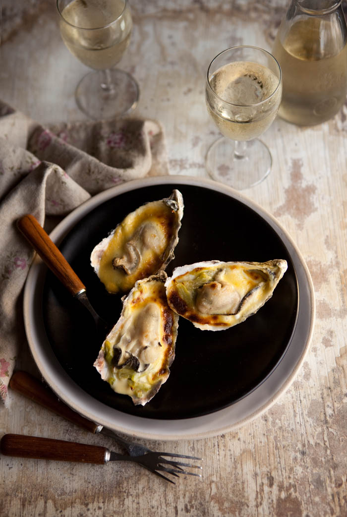 Oysters Gratin