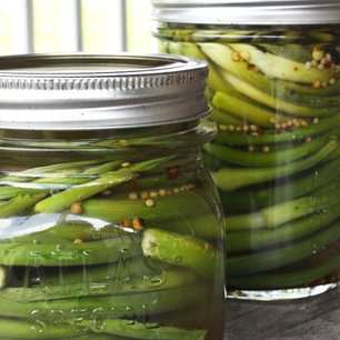 Pickled Garlic Scapes