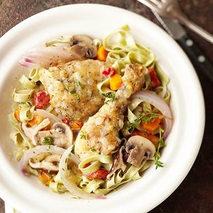 Herbed Chicken and Mushrooms