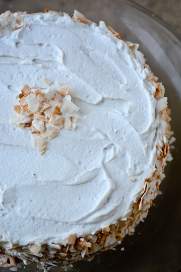 Vegan Carrot Cake with Coconut Whipped Cream
